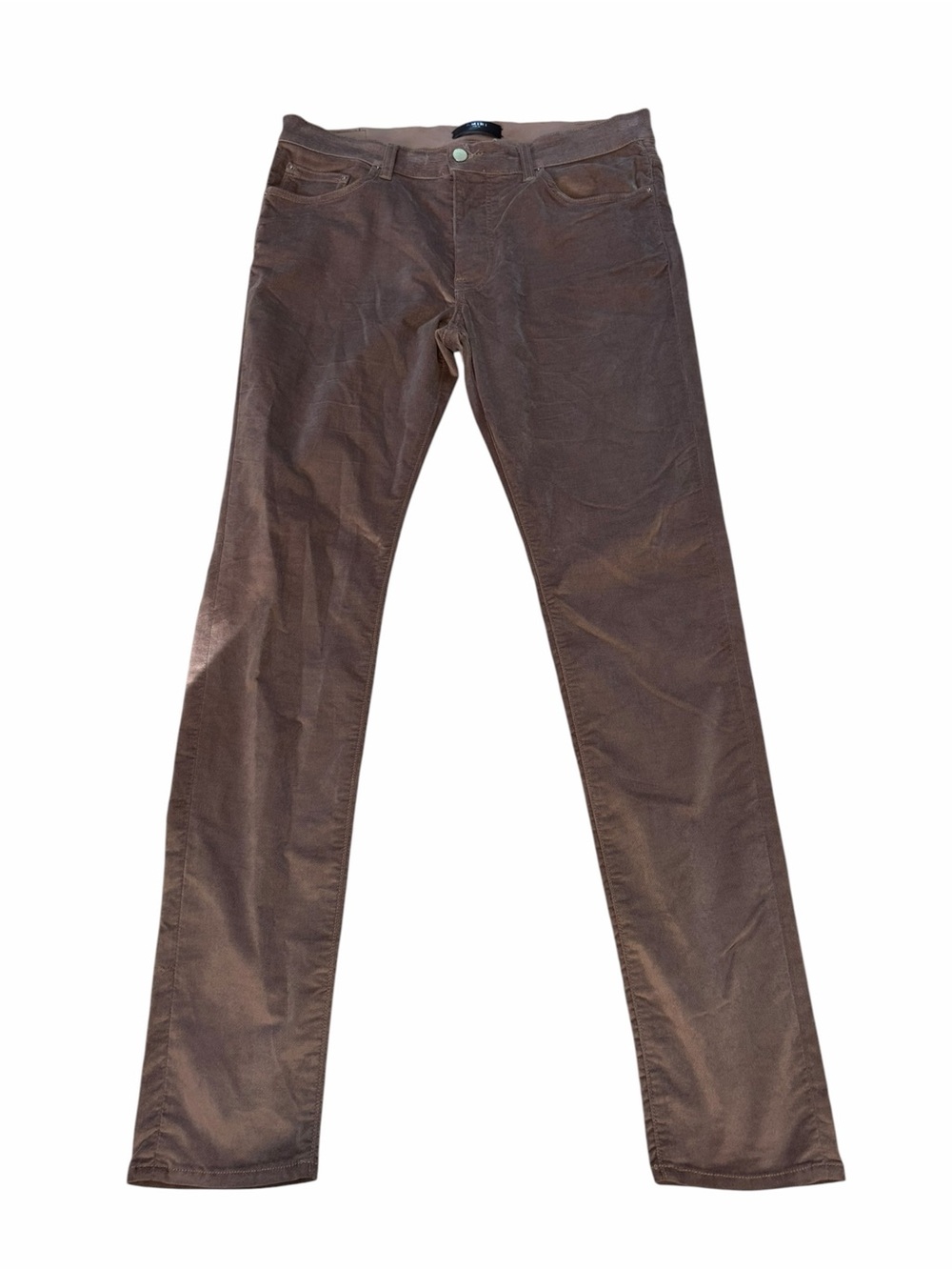 Amiri velour mens brown jeans size 36
